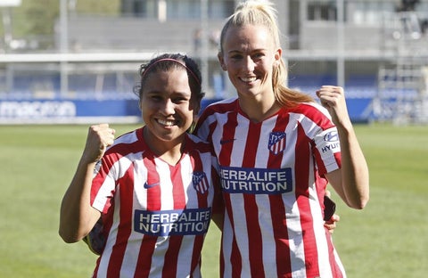 Leicy Santos en Atlético de Madrid