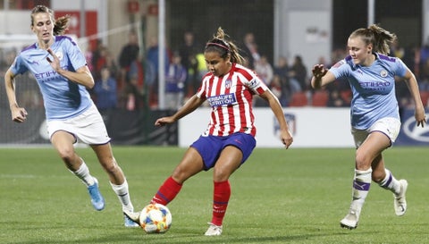 Leicy Santos- Atlético de Madrid en Champions