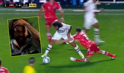 Lesión en Argentinos vs Fluminense