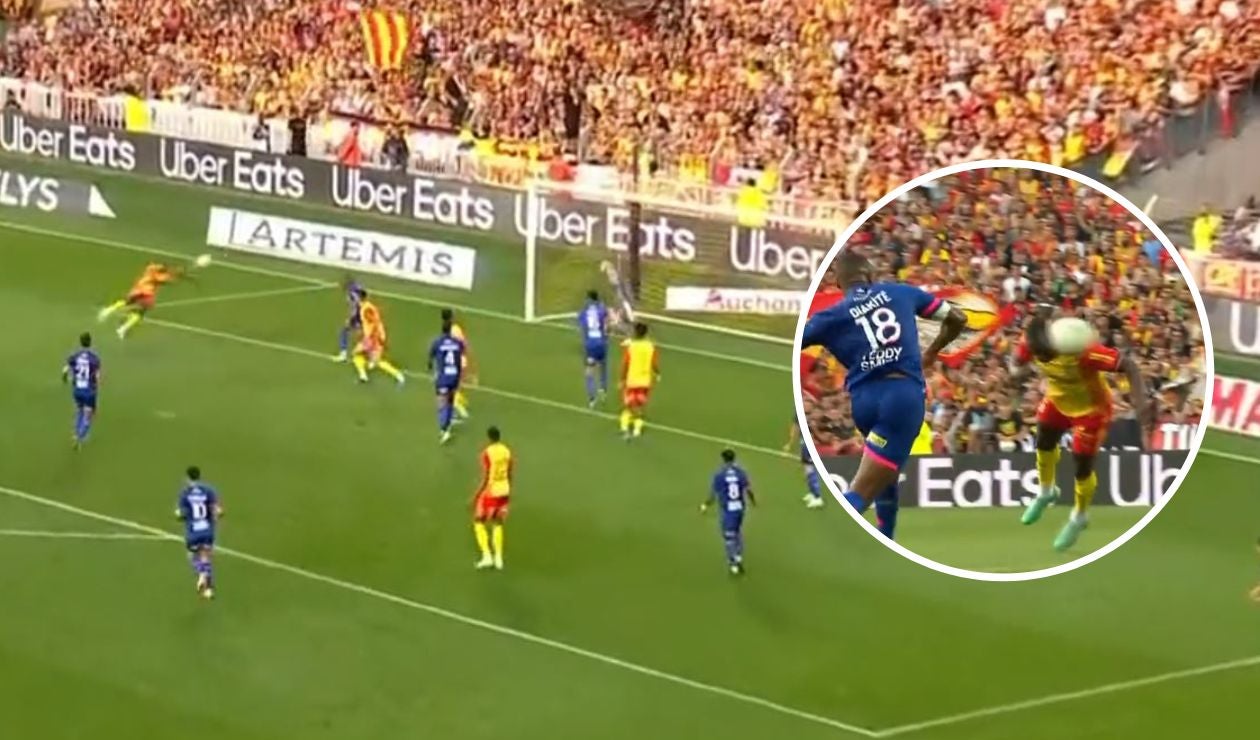 Video: Gol de Deiver Machado del Lens ante Lille