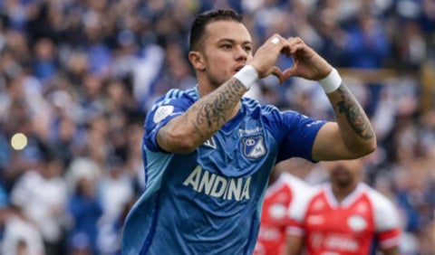 Millonarios reveló el tiempo de baja de Leo Castro tras su lesión