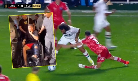 Lesión de Luciano Sánchez en la Copa Libertadores