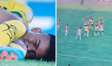 Lesión del Chino Sandoval con Real Cartagena