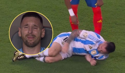 VIDEO: Messi no aguantó en lo físico y pidió el cambio en la final