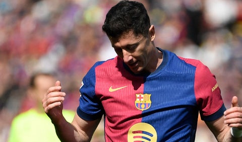 Lewandowski se lesionó en Barcelona