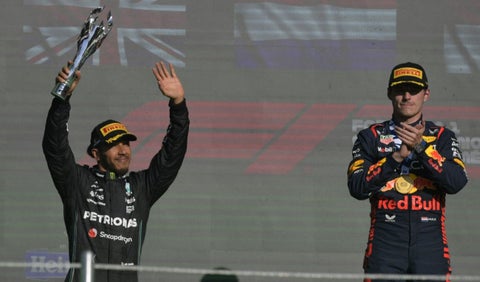 Lewis Hamilton y Max Verstappen