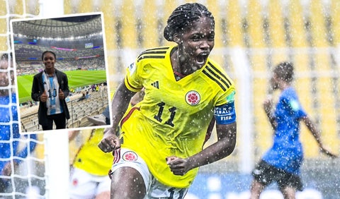 Linda Caicedo apoya a Argentina