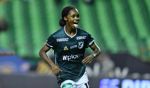 Linda Caicedo con el Deportivo Cali