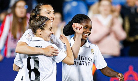 Linda Caicedo con el Real Madrid