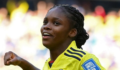 Linda Caicedo con la selección Colombia