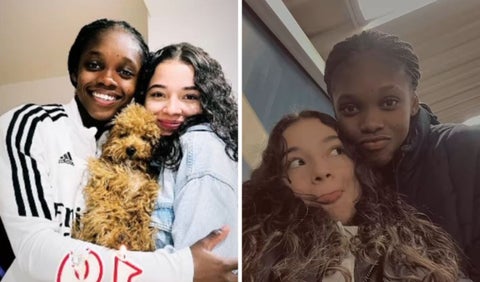 Linda Caicedo y su novia