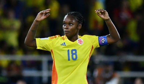 Linda Caicedo con la selección Colombia