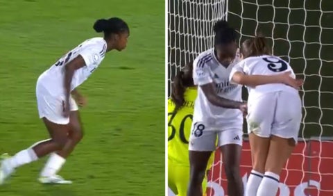 Linda Caicedo con el Real Madrid