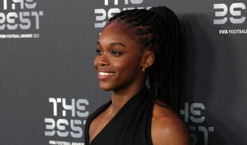 Linda Caicedo en los premios The Best