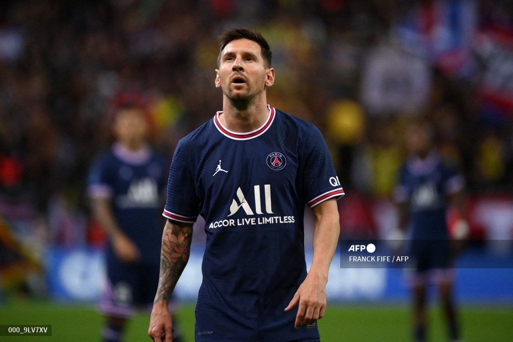 Lionel Messi, debut PSG