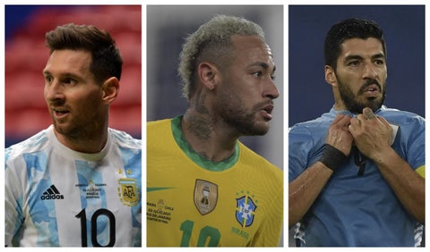 Lionel Messi, Neymar y Luis Suárez