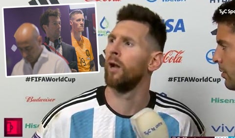 Lionel Messi Wout Weghorst