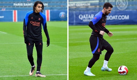 Lionel Messi y Ethan Mbappé