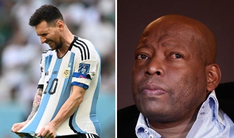 Lionel Messi y Faustino Asprilla