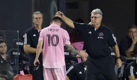 Lionel Messi se lesiona en el Inter Miami