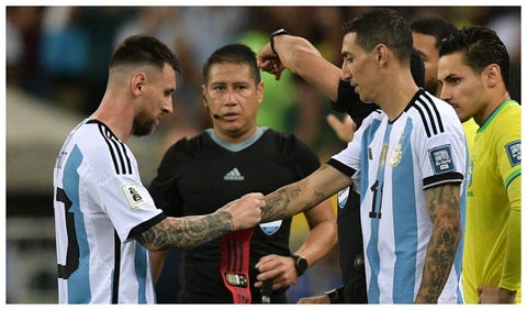 Lionel Messi y Ángel Di María