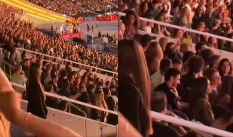 Lionel Messi de concierto en Barcelona