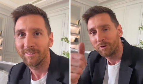 Lionel Messi envió un saludo a conocido de Andrés Parra