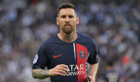 Lionel Messi en su último partido con el PSG