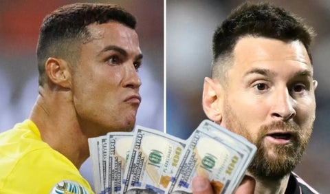 Revelan quién gana más plata entre Messi y Cristiano