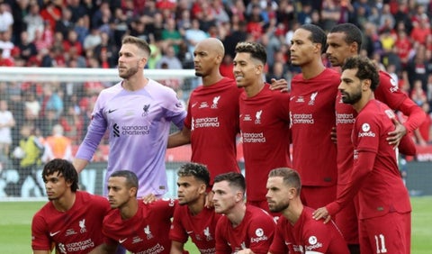 Jugadores del Liverpool