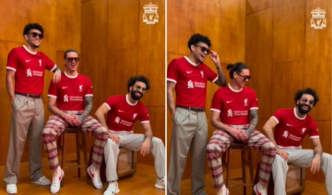 Liverpool, Camiseta para la 2023-24; modelo Luis Díaz