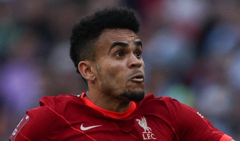 Liverpool vs Manchester City, FA Cup 2022, Luis Díaz