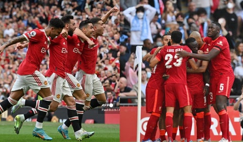 Liverpool vs Manchester United, Premier League 2022.