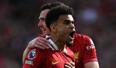 Luis Díaz con Liverpool