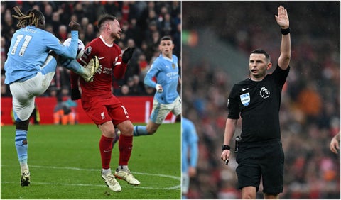 Michael Oliver - Liverpool vs Manchester City