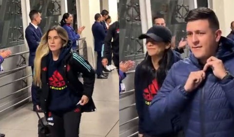 Colombia Femenina: video llegada de las jugadoras al país