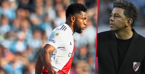 Lo que dijo Gallardo de los goles de Borja en el Racing vs River