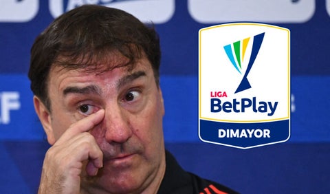 Néstor Lorenzo con la Liga Betplay