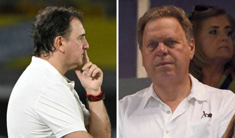 Néstor Lorenzo y Ramón Jesurún, integrantes de la FCF