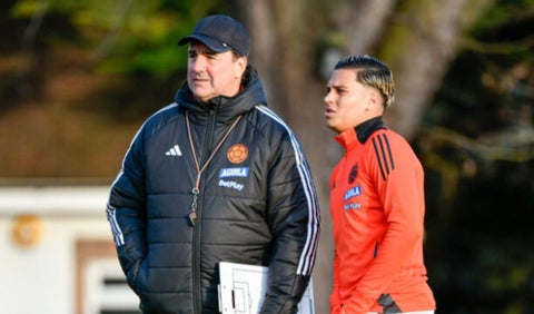 Néstor Lorenzo y Juan Fernando Quintero - selección Colombia