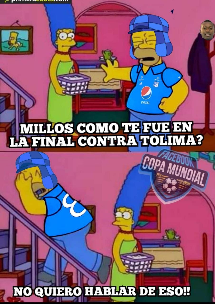 Los mejores memes de la derrota de Millonarios ante Tolima
