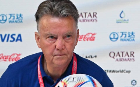 Louis Van Gaal, técnico de Países Bajos en la previo del partido ante Argentina