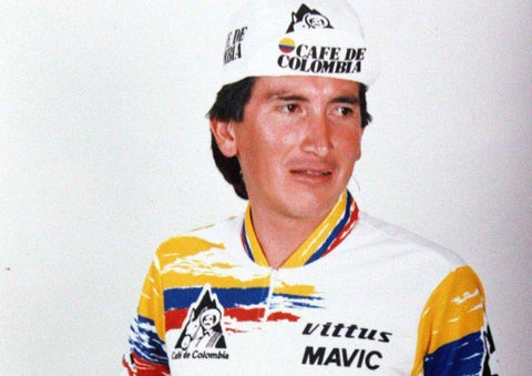 'Lucho' Herrera ganó la primera etapa para Colombia en el Alpe d'Huez