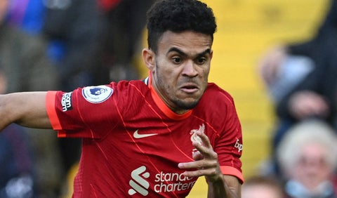 Luis Díaz, jugador del Liverpool titular ante Villarreal en Champions