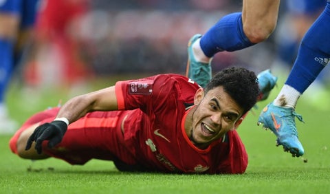 Luis Díaz, lesión en Liverpool