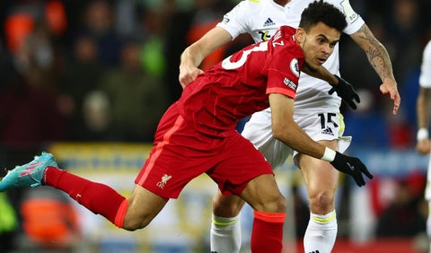 Luis Díaz en Liverpool 2022