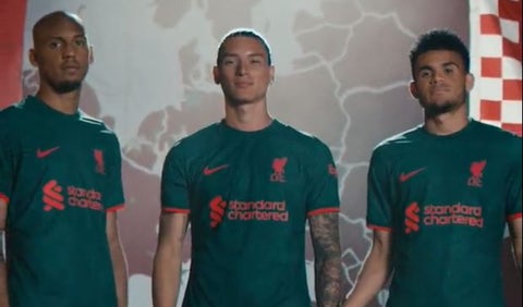 Luis Díaz - segunda camiseta del Liverpool