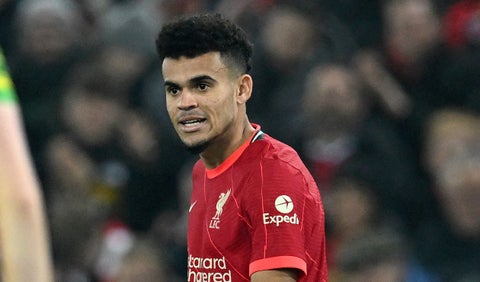 Luis Díaz titular con el Liverpool ante West Ham