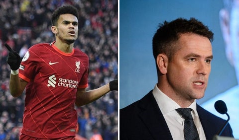 Luis Díaz y Michael Owen