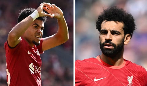Luis Díaz y Mohamed Salah